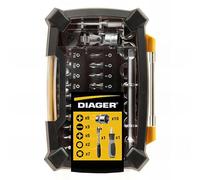 Diager Coffret embouts torsion et douilles 6000A 38 pièces
