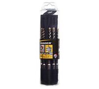 Diager, Trousse de 10 Forets Béton Booster SDS+ Ø6X160 (X3); Ø8X160 (X3); Ø10X160 (X2); Ø12X160 ; Ø14X160