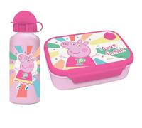 Diakakis Ensemble boîte à déjeuner pour enfants - Boîte à sandwich et bouteille d'eau en aluminium de 500 ml - Ensemble repas de voyage scolaire, coffret cadeau, sans BPA