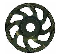Diam Industries Meule Diamant Professionnel 125 mm x 22 mm pour Béton, Epoxy Noir