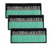 Diamant Burr Bits Percer Verre Métal Gemme pour Dremel Meulage Outil Rotatif 90 Pcs 1/8-inch (3 mm)