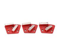 Diamant De Meulage Chaussures Trapèze Rouge Béton Aggreesive Coupe 2 Longues Dents 30 Maille Haute Efficacité De Meulage Matériel Outil