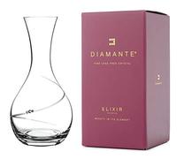 DIAMANTE Carafe à vin Swarovski Silhouette - Carafe en cristal taillée à la main pour vin ou eau ornée de cristaux Swarovski