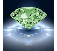 Diamants Artificiels, 50mm Faux Diamant, Verre Cristal Transparent Diamants Artificiels Pour Décorations De Faveur De Mariage Décor À La Maison, Couleur unie, Claire, Pierres précieuses (Vert)