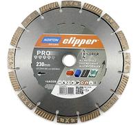 Diamanttrennscheibe 4 x 4 Explorer Ø 230 mm Bohrung 22,23 mm für Winkelschleifer 2,5 mm 12 mm 1 pièces