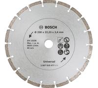 Diamanttrennscheibe für Baumaterial, Durchmesser: 230 mm, 2er-Pack