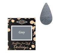 Diamine Flacon Cartouches d'encre gris pour 6 de petite taille (SML Lot de 6)