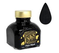 Diamine Flacon d'encre de stylo plume, 80 ml, turquoise noir onyx