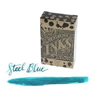 Diamine Flacon Stylo plume Cartouches d'encre (lot de 18) - Bleu acier