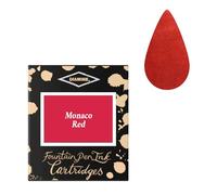 Diamine - Standard Cartouches d'encre, Monaco Red 6 cartouches