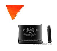 Diamine - Standard Cartouches d'encre, Orange 6 cartouches