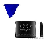 Diamine - Standard Cartouches d'encre, Sapphire Blue 6 cartouches