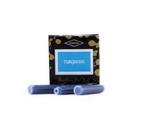 Diamine - Standard Cartouches d'encre, Turquoise 6 cartouches