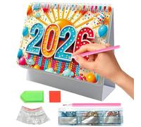 Diamond Art Calendar Kits 2026 Desk Calendar, Diamond Painting Calendars 2026 Desktop Calendars Planner for Organizing Goals Appointments To-Do List