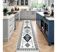Diamond Tapis de couloir moderne avec lignes géométriques géométriques N/A Bleu marine Pour dortoir universitaire Résistant à la décoloration Esthétique pour la cuisine ou le couloir Décoration 6,4 x