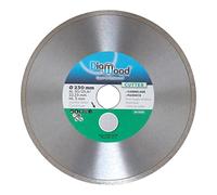DIAMWOOD - Disque Diamant Carrelage et Faïence pour Meuleuse | Lame Diamantée à Tronçonner | Découpe Parfaite Professionnelle | Diamètre 230 mm | Alésage 30/25,4/22,23 mm | Hauteur Jante 5 mm | CUTTER