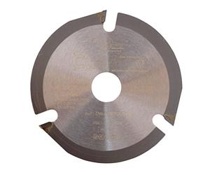 DIAMWOOD EXPERT EN EQUIPEMENT - Lame disque multifonctions HM CUT-TOUT D. 125 x Al. 22,23 x ép. 2.8/2.2 mm x Z3 pour bois, plâtre, PVC