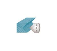 Diamwood Platinum - Jeu de 2 fers profilés Ht. 40 x 4 mm chanfrein 45° M127 pour porte-outils de toupie - Diamwood Platinum
