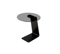 DIANXI Canapé Table Basse Table d'appoint de Luxe Style Italien, canapé, Table d'angle en Verre for Salon, Petite Basse Ronde Moderne