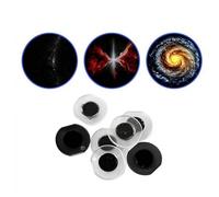 Diaporamas de projecteur de nébuleuse, disques de remplacement pour ciel étoilé, film de galaxie réaliste 1:1 pour lampe à étoiles, grand angle résistant à la chaleur pour veilleuse USB (12 pièces)