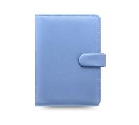 Diář týdenní Filofax Saffiano, 13,5x18,8 cm, koženka, světle modrý