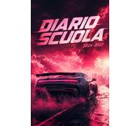 Diario scuola 2026 2027 Auto: Agenda scolastica giornaliera per ragazzi e ragazze | Materiale scolastico medie elementari superiori università | copertina auto sportiva