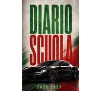 Diario scuola 2026 2027 Auto: Pianificatore giornaliero per ragazze e ragazzi | Materiale scolastico medie elementari superiori università | Copertina Automobili Auto sportiva
