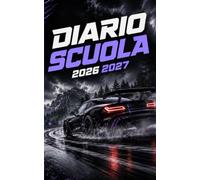 Diario scuola 2026 2027 Auto: Pianificatore giornaliero per ragazze e ragazzi | Materiale scolastico medie elementari superiori università | Copertina Automobili Auto sportiva