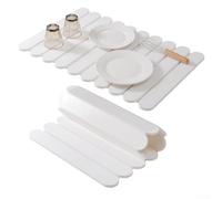 Diatomaceous Earth Tapis de séchage pour vaisselle Grand tapis de comptoir de cuisine à séchage rapide avec design antidérapant, rangement enroulable pour assiettes, tasses, ustensiles, pour un
