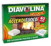 Diavolina allume-feu pour barbecue et cheminée 40pcs