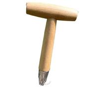 Dibbler de semis à Main avec Manche en Bois, for semer des graines, Transplanter des Plantes, Planter des bulbes, Creuser, Jardinage, Outil de perçage de Trous