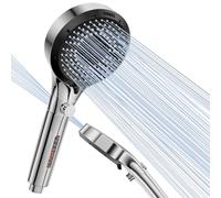Pommeau de Douche Haute Pression avec 6 Modes de Jet, Pommeau de Douche Anti Calcaire avec