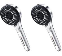 Diboniur Pommeau de Douche Haute Pression avec 6 Modes de Jet, Pommeau de Douche Anti Calcaire avec Fonction de Filtrage (Sans Flexible) (Lot de 2)