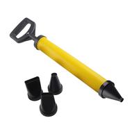 DIBOTISCNC Pistolet à joints pour mortier avec 4 buses, seringue à mortier ou béton, pompe à mortier manuelle, seringue à béton, seringue à mortier DIY avec accessoires - presse à mortier