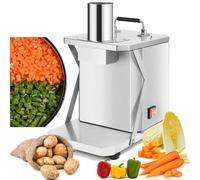 Dicer électrique pour légumes, hachoir à oignons en acier inoxydable, coupe-fruits et légumes, machine à découper des pommes de terre et des carottes, coupe cube de 12 mm, outil de cuisine efficace