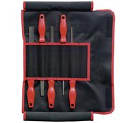 Dick 13081230 Assortiment de pièces d'atelier plat en 200 et 300 mm, manche 1-2-3 avec poignée 2 composants dans un sac à