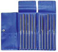 Dick 21001430 Jeu de limes à aiguille Hieb 3, 12 pièces dans un sac en plastique Longueur 140 mm 1 set