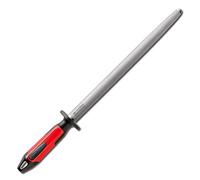 Dick 73173300-63 Acier à aiguiser RegularCut avec poignée 2K Rouge/noir 30 cm ovale