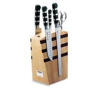 Dick Messerblock mit Küchenmesser 1905 Santoku Kochmesser + Schere X50CrMoV15