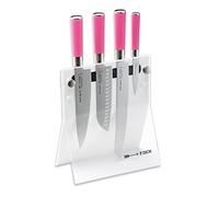 Set de couteaux PINK SPIRIT, 5 pièces, avec support magnétique, F.DICK