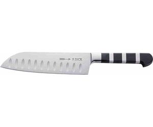 Dick Santoku Küchenmesser 1905 Messer Klinge 18 cm, keilf?rmiger Kullenschliff