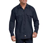 Dickies Chemise de Travail Flex à Manches Longues pour Homme Coupe décontractée, Bleu Marine foncé, XX-Large