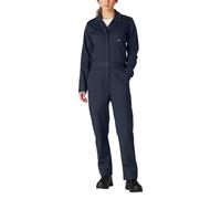 Dickies Combinaison de travail à manches longues en coton sergé pour femme, bleu marine, S