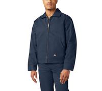Dickies Insulated Eisenhower Front-Zip Jacket, Bleu (Dark Navy), XL Lungo Homme