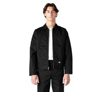 Dickies Lined Eisenhower Veste Homme Fermeture Éclair, Noir (Black / Schwarz), Small (Taille fabricant: Small)