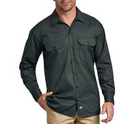 Dickies Long Sleeve Work Shirt Pantalon, Hunter Green V1, XXL Homme