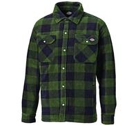 Dickies Portland Shirt - Chemise à carreaux doublée style bûcheron Vert L