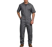 Dickies Short Sleeve Coveralls Combinaisons Utilitaires de Travail, Gris V1, Large Homme