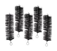 Dickly 5 pcs Brosses de Filtre de Bassin Filtration de Bassin Noir 40cm, 40cm