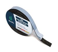 diconfa Bande de Caoutchouc AUTOCOLLANTE 10mm 1cm de Large - ÉPAISSEUR 0,5mm à 10mm Longueur 0,05 à 10m ==> 2500mm 250cm de Long, 1mm épais - Tapis en Caoutchouc au mètre Fortement adhésif